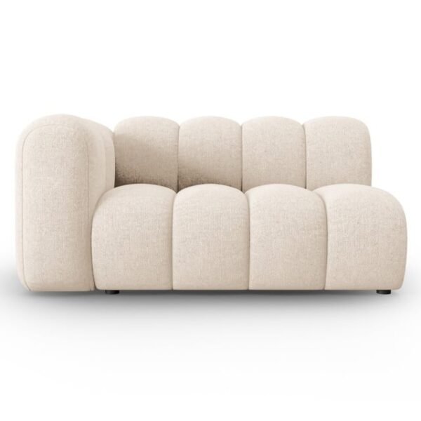 textil, tesatura Chenille, lemn de pin, PAL, placaj, plastic, umplutura din spuma poliuretanica cu densitatea 30 kg/mc
