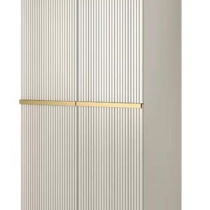 Caracteristici: Design modern Construcție solidă Spațiu interior generos Ornamente în relief pe fronturi Dimensiunile pot varia cu până la 0,5 cm Material: Laterale: MDF 16mm Fronturi: MDF 18mm Picioare: Plintă Canturi: ABS Spate: HDF 3mm Balamale – închidere silențioasă Glisiere – închidere silențioasă Montaj: Mobilierul necesită montaj Schițe pentru montaj incluse