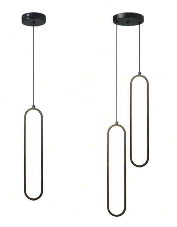Lampă suspendată cu LED modernă, alb cald P181